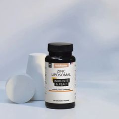 Kẽm Liposomal Nat&Form 15mg - 60 viên hỗ trợ sức khỏe, cung cấp kẽm tự nhiên cho người ăn thuần chay