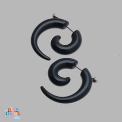 Khuyên Tai Xoắn Ốc Punk Cá Tính - Bộ Đôi Trang Sức Thời Trang Nam Nữ - Chất Liệu Thép Không Gỉ 316L