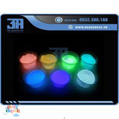 Bộ 7 Hộp Bột Dạ Quang Nhiều Màu Sắc Trang Trí Độc Đáo - Vẽ Cảnh Vật Huyền Ảo, Quà Tặng Sáng Tạo