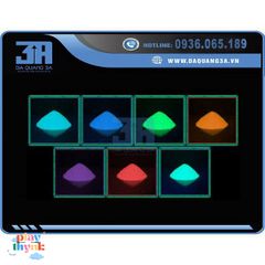 Bộ 7 Hộp Bột Dạ Quang Nhiều Màu Sắc Trang Trí Độc Đáo - Vẽ Cảnh Vật Huyền Ảo, Quà Tặng Sáng Tạo