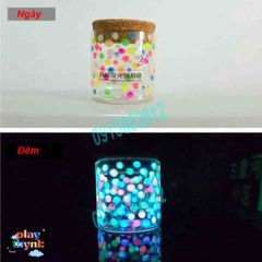 Bộ 7 Hộp Bột Dạ Quang Nhiều Màu Sắc Trang Trí Độc Đáo - Vẽ Cảnh Vật Huyền Ảo, Quà Tặng Sáng Tạo