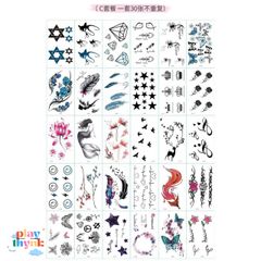 Bộ Sưu Tập 30 Hình Xăm Tatoo Ngẫu Nhiên An Toàn, Dễ Dùng - Phụ Kiện Thời Trang Gudetama Cho Fan Hâm Mộ