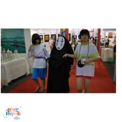 Bộ Trang Phục Cosplay Vô Diện - Quần Áo, Găng Tay và Mặt Nạ Anime, Thời Trang Độc Đáo Dành Cho Fan ซีรีส์.