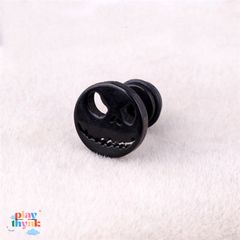 Khuyên tai bí ngô ma quái - Phụ kiện thời trang vàng/ bạc/ đen từ Gudetama - Quà tặng độc đáo cho tín đồ Halloween