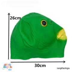 Mặt Nạ Cá Xanh Ngộ Nghĩnh - Phụ Kiện Cosplay Kinh Dị Cho Tiệc Halloween, Lễ Hội Độc Đáo Dành Cho Người Lớn