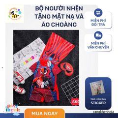 Bộ Trang Phục Siêu Anh Hùng Kèm Mặt Nạ và Áo Choàng - Hoá Trang Cho Bé Yêu Thích Nhân Vật Huyền Thoại