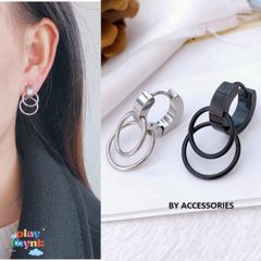 Khuyên Tai Titan Vòng Tròn Inox Unisex - Trang Sức Bền Đẹp Dành Cho Mọi Giới Tính từ Shop Bansigudetama