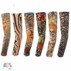 Găng tay xăm nghệ thuật độc đáo - Bộ 2 chiếc chống nắng chất lượng cao từ Bansigudetama - Phụ kiện phượt phong cách