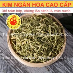 Trà Hoa Kim Ngân - Sản phẩm xuất khẩu 100g, khô, thơm ngon, tốt cho sức khỏe, giải độc, thanh nhiệt, hỗ trợ tiêu hóa.