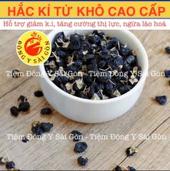 Hắc Kỷ Tử Khô Cao Cấp 100g - Thực Phẩm Sấy Khô Tốt Cho Sức Khỏe, Hỗ Trợ Giảm Cân và Làm Đẹp Da
