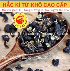 Hắc Kỷ Tử Khô Cao Cấp 100g - Thực Phẩm Sấy Khô Tốt Cho Sức Khỏe, Hỗ Trợ Giảm Cân và Làm Đẹp Da