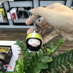 Móc Khóa Bé Ciu Silicone Đeo Mũ Bảo Hiểm - Phụ Kiện Dễ Thương Trang Trí Chìa Khóa, Túi Xách