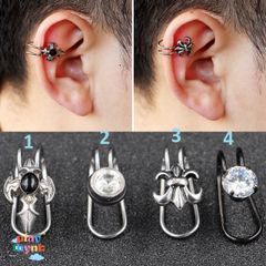 Khuyên Tai Unisex Titan Gắn Vành Không Cần Xỏ Lỗ - Trang Sức Thời Trang Cho Mọi Giới Tính Từ Shop Bansigudetama