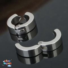 Khuyên Tai Nam Thời Trang Kẹp Vành Titan Thép Không Gỉ - Phụ Kiện Độc Đáo cho Outfit Thời Thượng