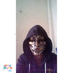 Mặt Nạ Hacker Anonymous - Guy Fawkes Mask Đèn LED 7 Màu - Quà Tặng Fan Phim V for Vendetta