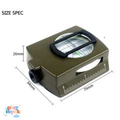 La Bản Đồ Quân Đội Đa Năng 3 Trong 1 - Compass Định Hướng Chuyên Dụng Cho Leo Núi, Cắm Trại, Và Khám Phá Ngoài Trời