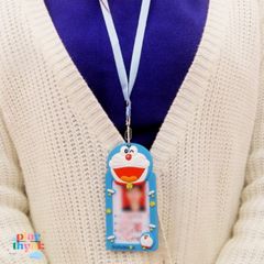 Dây Đeo Thẻ Hình Thú Doremon, Minion, Thỏ, Gấu, Mèo - Phụ Kiện Văn Phòng Học Sinh, Sinh Viên Chất Liệu Silicon Tươi Sáng