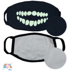 Khẩu Trang Dạ Quang Phát Sáng Ban Đêm - Ngăn Khói Bụi, Thoải Mái, Phong Cách Độc Đáo từ Shop Bansigudetama
