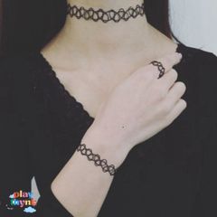 Bộ Trang Sức Tatoo - Vòng Cổ, Nhẫn & Vòng Tay Thời Thượng Tại Shop Lethao264 - Phụ Kiện Thời Trang Giá Rẻ