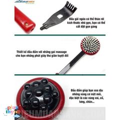 Gậy Massage Hàn Quốc 3 in 1 Đấm Lưng và Gãi Ngứa - Thiết Bị Thư Giãn Xuất Xứ Bansigudetama, Quà Tặng Cho Người Lớn Tuổi