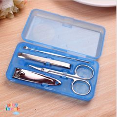 Bộ dụng cụ chăm sóc móng 4 món tiện lợi - Hộp gọn nhẹ 10x5x2cm, quà tặng hoàn hảo cho tín đồ làm đẹp từ shop gudetama!