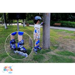 Giày Patin Trẻ Em Longfeng 906 với Bánh Phát Sáng và Bộ Bảo Hộ An Toàn - Giày Trượt Thể Thao cho Bé Yêu, Phù Hợp cho Tất Cả Lứa Tuổi