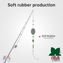 Bộ 100 Viên Cườm Phát Quang Hình Oval - Hạt Câu Cá Lý Tưởng Cho Câu Đêm, Kích Thước 5x8mm, Dụ Cá Hiệu Quả