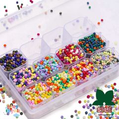 Hạt Thủy Tinh 2mm St. Kunkka - 1000 Chiếc Màu Sắc Đa Dạng Trang Sức DIY - Nguyên Liệu Làm Trang Sức Tự Tạo