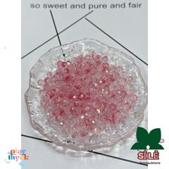 Hạt Bánh Cam Thủy Tinh 6mm Nhiều Màu - Phụ Kiện Trang Sức DIY Vòng Tay, Dây Chuyền, Cài Tóc Sang Trọng