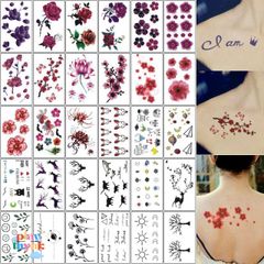 Combo 150 Mẫu Hình Xăm Dán Ngẫu Nhiên - Tatoo Độc Đáo Dễ Dàng Sử Dụng, Không Đau, Không Kích Ứng Da