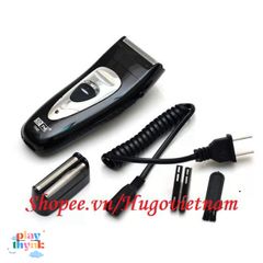 Máy Cạo Râu RSCW-1949 Lưỡi Kép Hàn Quốc - Tiện Ích Tỉa Râu, Thiết Kế Nhỏ Gọn, Pin Sạc Thời Gian Dài 30 Phút