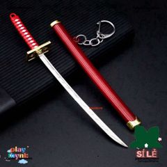Móc Khóa Kiếm Katana Kim Loại Zoro One Piece - Quà Tặng Fan Anime, Đồ Chơi Sưu Tầm Nhật Bản, An Toàn & Thời Thượng