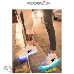 Giày LED Ngôi Sao Phát Sáng - 7 Màu, 11 Chế Độ Chiếu Sáng Thời Trang Nam Nữ, Phù Hợp Mọi Sự Kiện