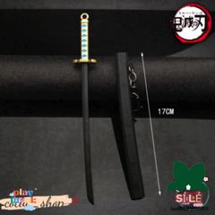 Móc Khóa Kiếm Katana Zoro Law One Piece Kim Loại Chống Gỉ 16cm - Phụ Kiện Anime Nhật Bản Độc Đáo, Quà Tặng Tuyệt Vời