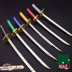 Móc Khóa Kiếm Katana Zoro Law One Piece Kim Loại Chống Gỉ 16cm - Phụ Kiện Anime Nhật Bản Độc Đáo, Quà Tặng Tuyệt Vời