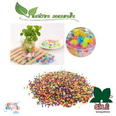 Hạt Nở Tinh Thể 10g (400 Viên) Giúp Thủy Sinh Rực Rỡ - Trang Trí Cây Cảnh, Cắm Hoa Đẹp, Nhiều Màu Sắc Tinh Tế