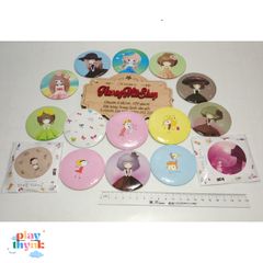 Bộ 100 Gương Mini Dễ Thương Gudetama - Kính Lúp Trang Điểm Đáng Yêu, Mix Mẫu Ngẫu Nhiên, Quà Tặng Thú Vị