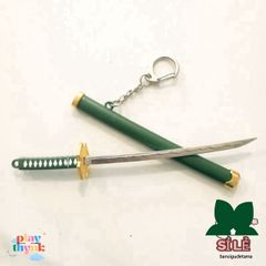 Móc Khóa Katana Zoro - Phụ Kiện One Piece Hợp Kim Bền Bỉ, Quà Tặng Tuyệt Vời Cho Fan Anime Nhật Bản