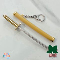 Móc Khóa Katana Zoro - Phụ Kiện One Piece Hợp Kim Bền Bỉ, Quà Tặng Tuyệt Vời Cho Fan Anime Nhật Bản