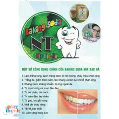 Baking Soda Trắng Răng Hương Bạc Hà - Giúp Răng Trắng Sáng, Chống Viêm Nướu, Tẩy Tế Bào Chết Da - Sản Phẩm Chăm Sóc Cá Nhân