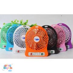 Quạt Mini Sạc Di Động 3 Tốc Độ - Thiết Kế Gudetama Dễ Dàng Mang Theo, Có Pin & Đèn Pin - Giải Nhiệt Mùa Hè