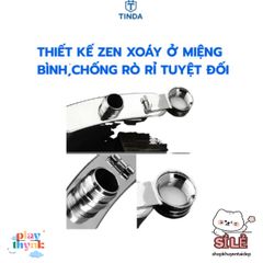 Bình Tông Inox CCCP Đựng Rượu Chất Lượng Cao Kèm Túi Da, Nhiều Kích Thước 0.25L-5L, Lý Tưởng Cho Du Lịch, Quà Tặng Nam Giới