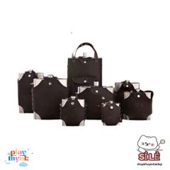 Bình Tông Inox CCCP Đựng Rượu Chất Lượng Cao Kèm Túi Da, Nhiều Kích Thước 0.25L-5L, Lý Tưởng Cho Du Lịch, Quà Tặng Nam Giới