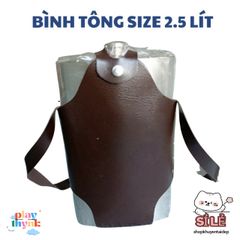 Bình Tông Inox CCCP Đựng Rượu Chất Lượng Cao Kèm Túi Da, Nhiều Kích Thước 0.25L-5L, Lý Tưởng Cho Du Lịch, Quà Tặng Nam Giới