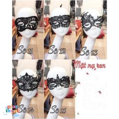 Mặt Nạ Hóa Trang Ren Độc Đáo Số 8 và 11 - Phụ Kiện Dạ Tiệc, Sinh Nhật, Halloween Tại Bansigudetama