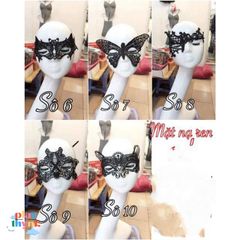 Mặt Nạ Hóa Trang Ren Độc Đáo Số 8 và 11 - Phụ Kiện Dạ Tiệc, Sinh Nhật, Halloween Tại Bansigudetama