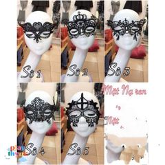Mặt Nạ Hóa Trang Ren Độc Đáo Số 8 và 11 - Phụ Kiện Dạ Tiệc, Sinh Nhật, Halloween Tại Bansigudetama