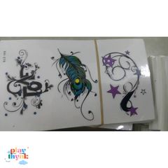 Hình Xăm Dán Tạm Thời MS271 - Tatoo Thời Trang Độc Đáo, Dễ Dàng Thay Đổi, Phát Sáng Màu Đen, Quà Tặng Thú Vị Cho Fan Tatoo