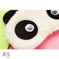 Khăn bịt mắt ngủ gấu trúc mềm mại - Thiết kế dễ thương, chống sáng cho giấc ngủ ngon từ shop Bansigudetama