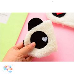 Khăn bịt mắt ngủ gấu trúc mềm mại - Thiết kế dễ thương, chống sáng cho giấc ngủ ngon từ shop Bansigudetama